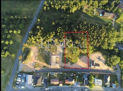 Prodej stavebního pozemku 1.265 m2, Lužná u Rakovníka - Vyznačená parcela